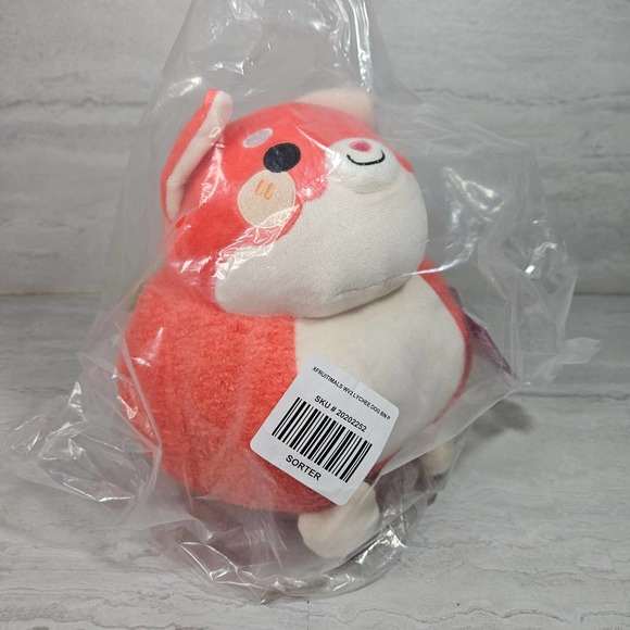 Lychee Dog Plush Fruit Toy HONEYMARU 8" - Picture 2 of 3